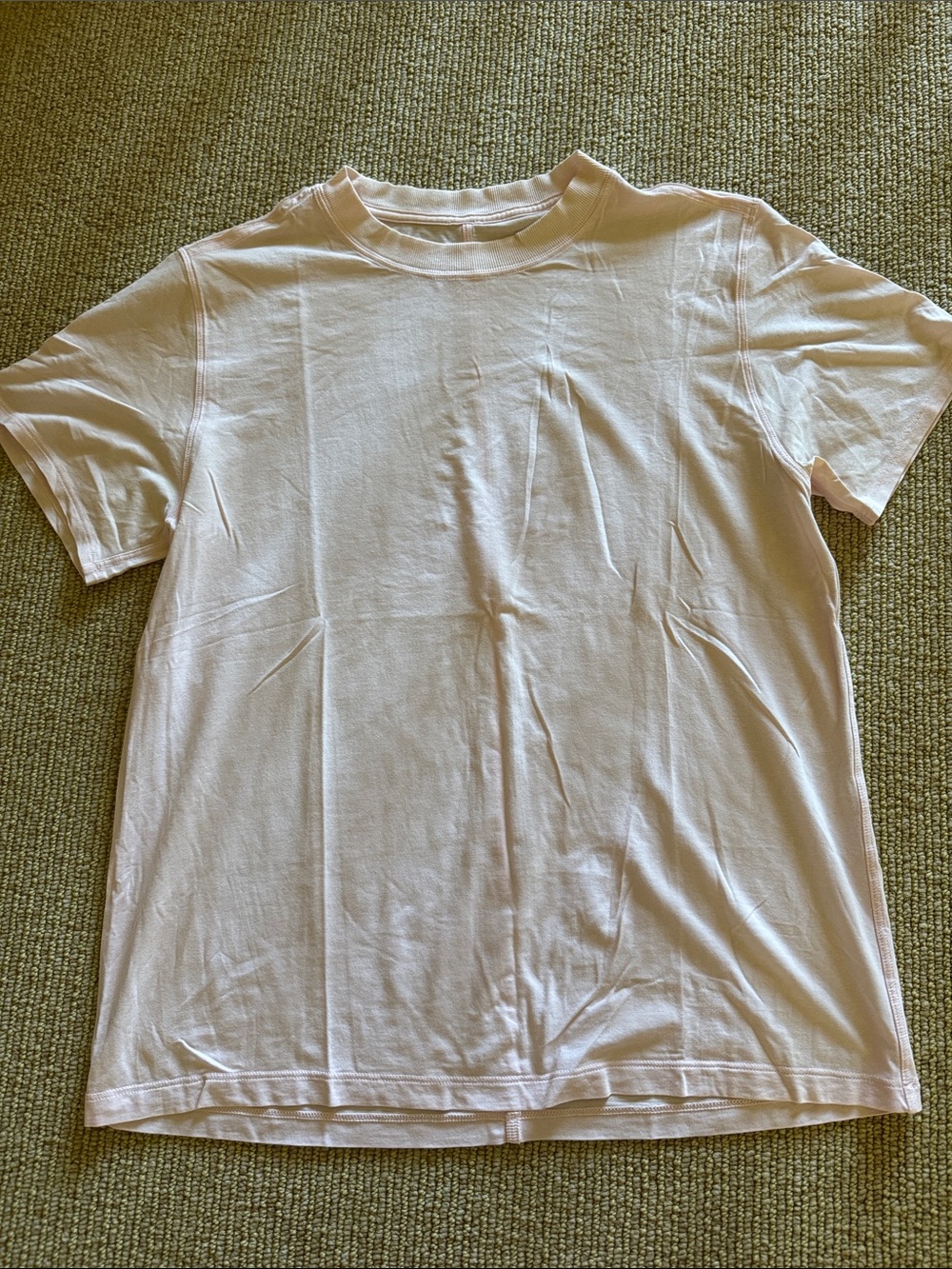 lululemon all yours boyfriend tee- light pink